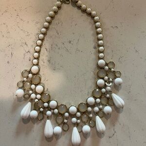 Banana Republic white statement necklace